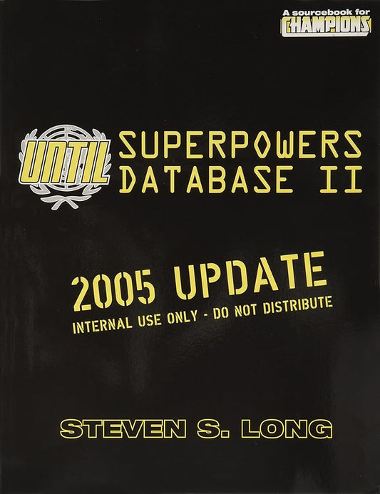 UNTIL Superpowers Database II cover image
