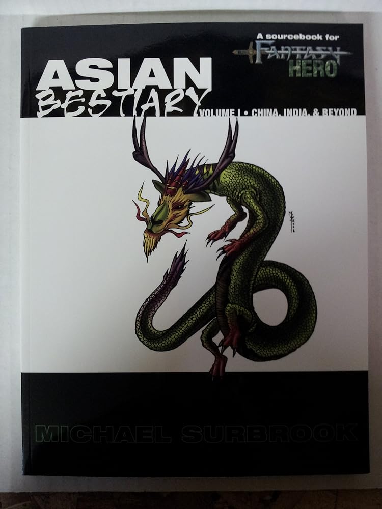 Asian Bestiary I (Fantasy Hero) cover image